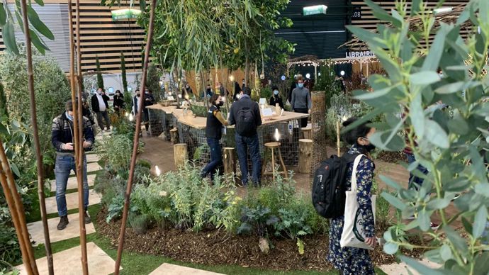 12-Dans le jardin « À table » d’Hélène Pépin. ©F.Arnould